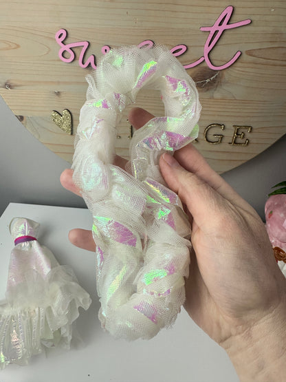 1983 Crystal Barbie Dress and Boa