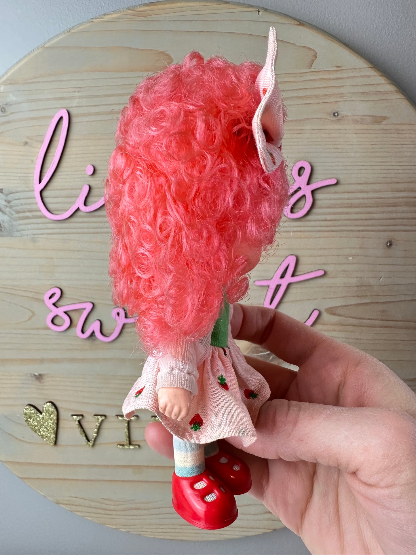 1980s Estrela Coleção Moranguinho Strawberry Shortcake "New Wave" Doll