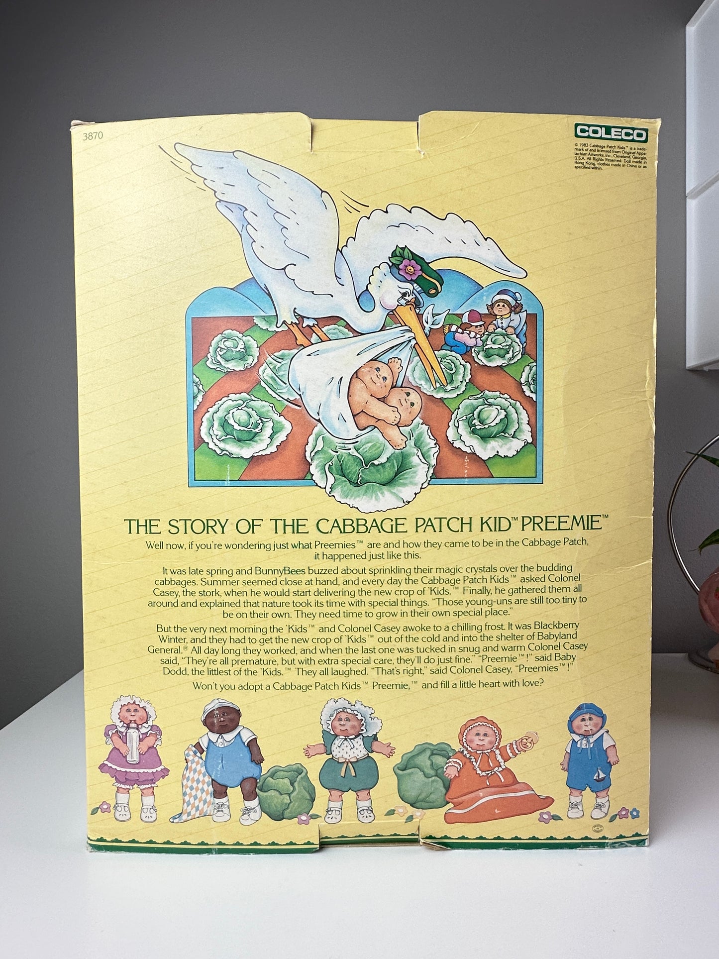 1980s Cabbage Patch Kids Preemie Boy MIB [Torey Trevor]
