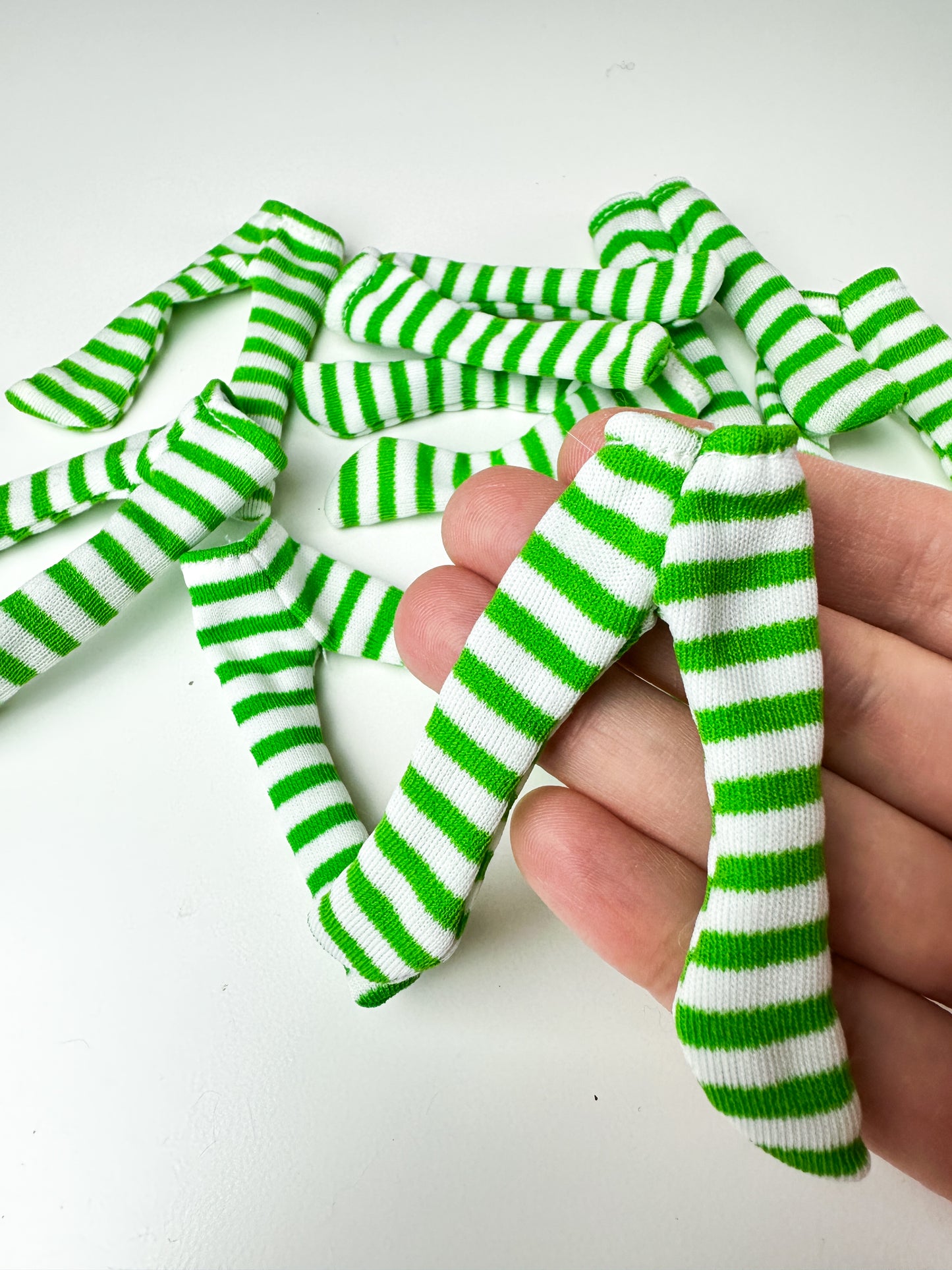 1980s Kenner Strawberry Shortcake Green & White Doll Tights [Sold Separately]