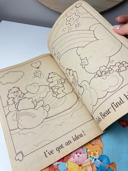 1980s Care Bears Books & Coloring Books Lot