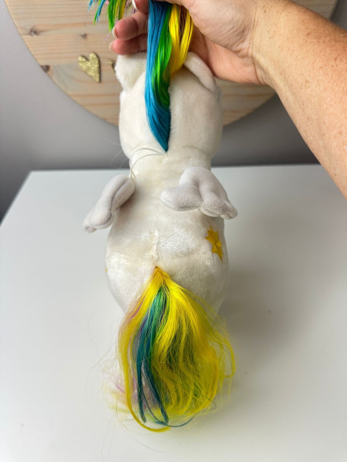 1980s Hasbro Softies G1 My Little Pony Plush Starshine Pegasus