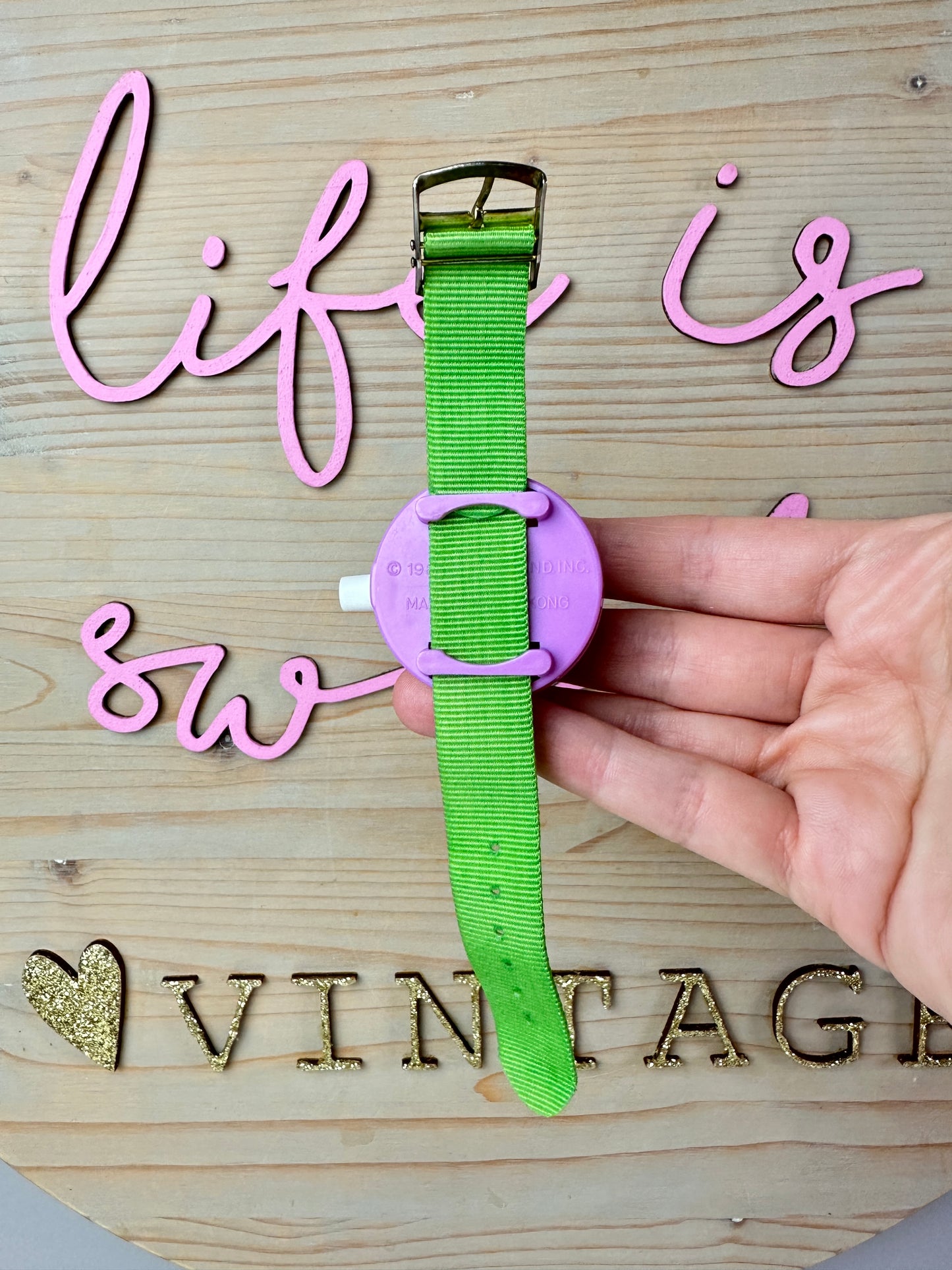 1980s Charmkins Lady Slipper Watch