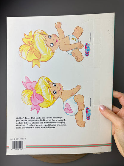 1980s Golden Quints Paperdoll Book Unused