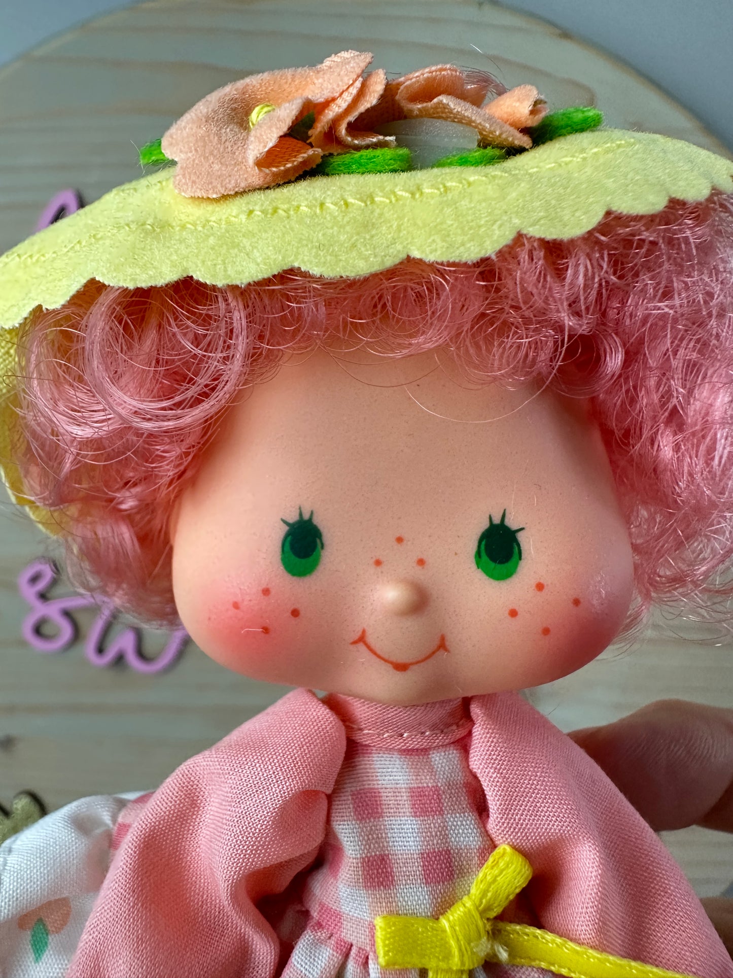 1984 Kenner Strawberry Shortcake Peach Blush with Melonie Belle Party Pleaser Doll *Berry Vault*