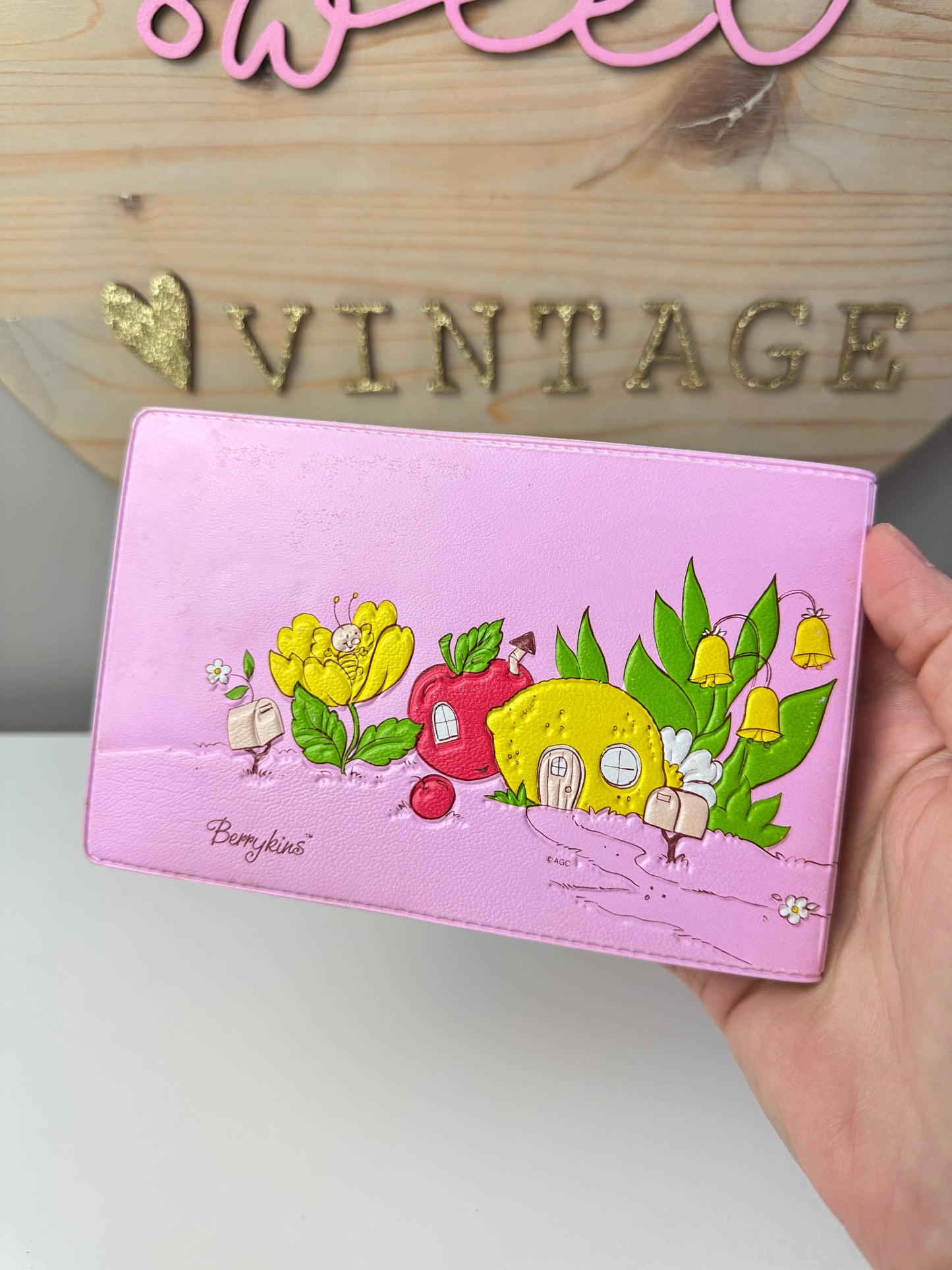 1985 Kenner Strawberry Shortcake Berrykin Address Wallet