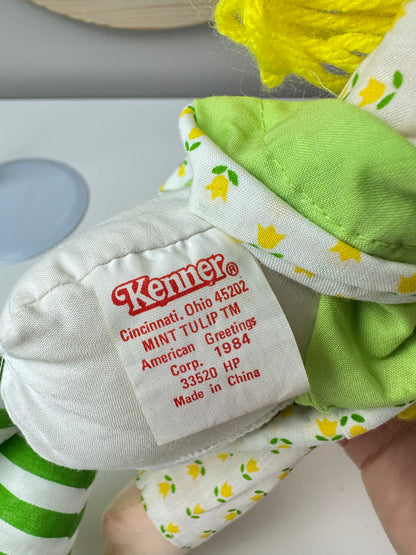 1984 Kenner Strawberry Shortcake Mint Tulip Rag Doll *Berry Vault*