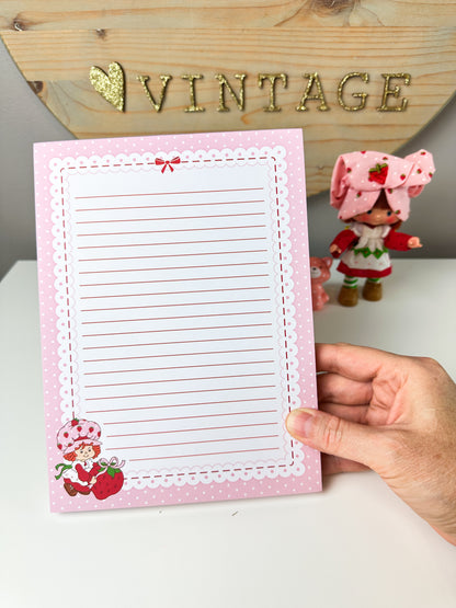 Strawberry Shortcake Berry Pretty Notepad [Pipsticks]