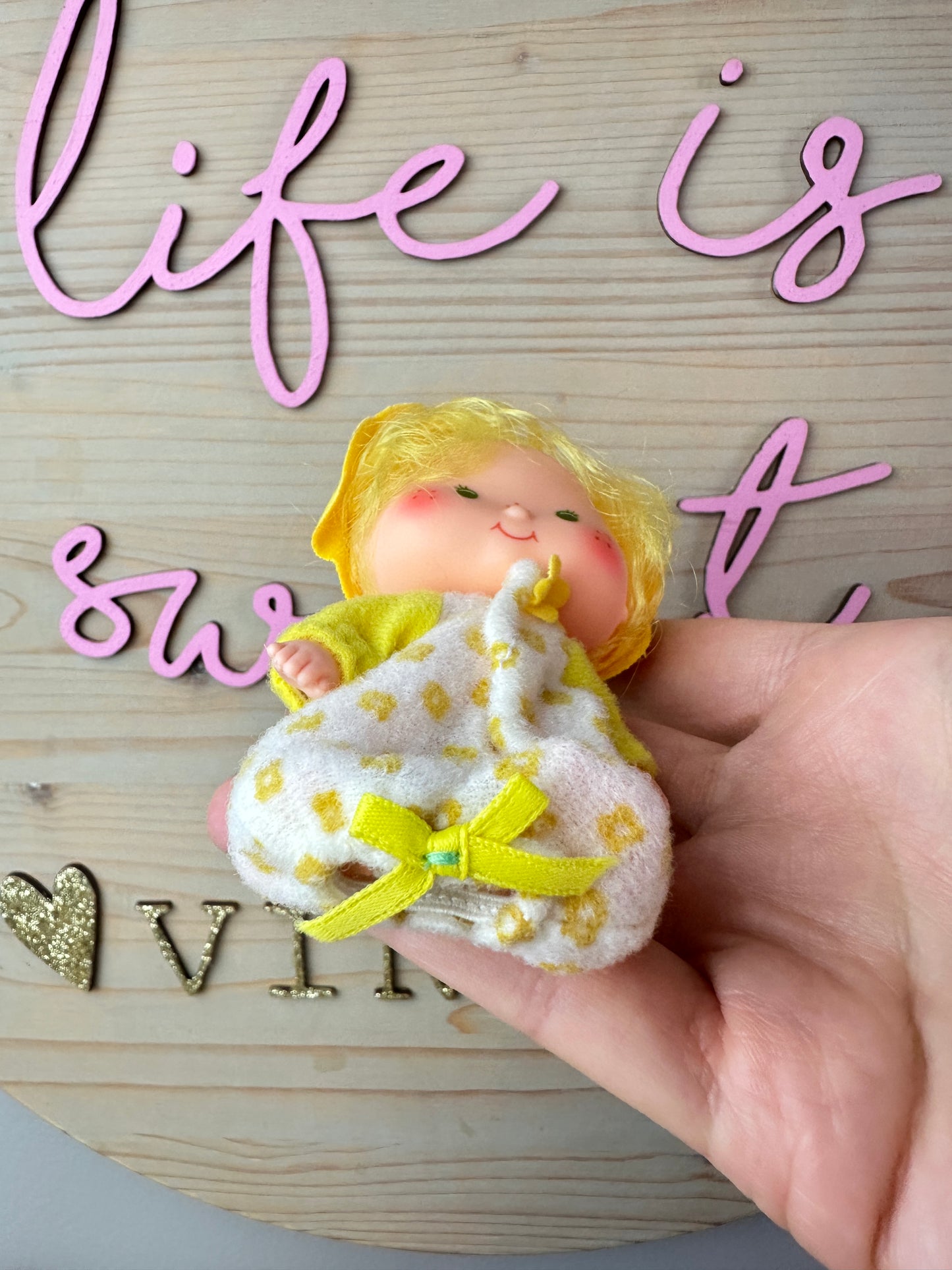 1982 Kenner Strawberry Shortcake Butter Cookie with Jelly Bear *Berry Vault*