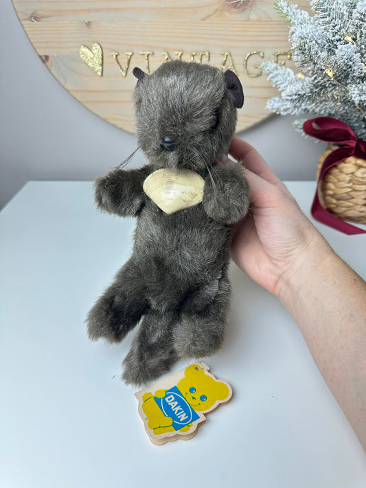 Dakin Bean Bags Seamore Otter with Shell Plush