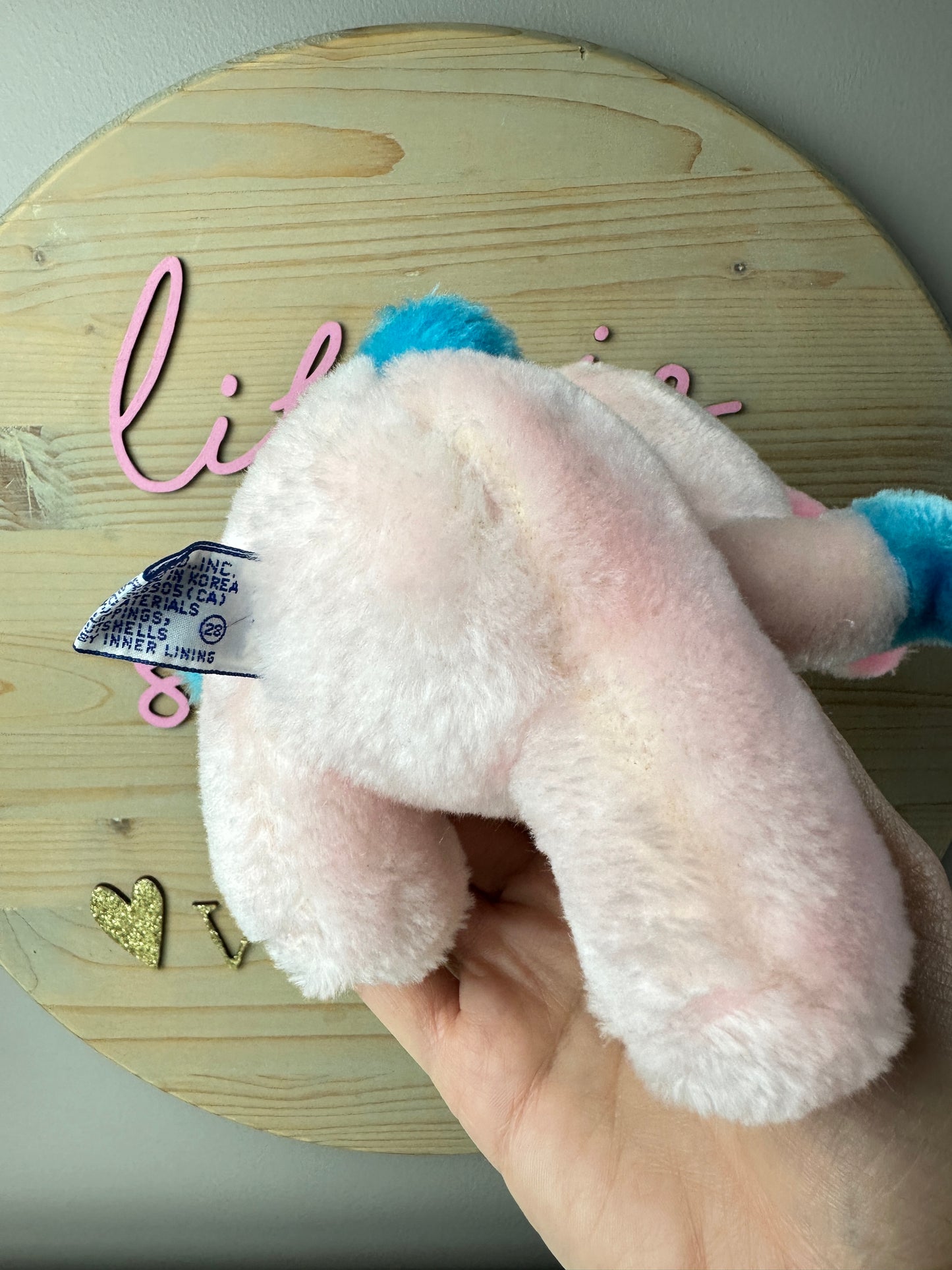 1983 Peyo Wallace Berrie Easter Smurfette Plush Unused