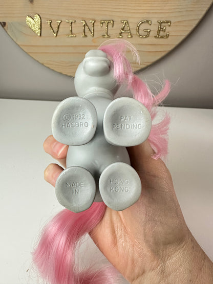 1980s Hasbro My Little Pony Concave Foot Snuzzle
