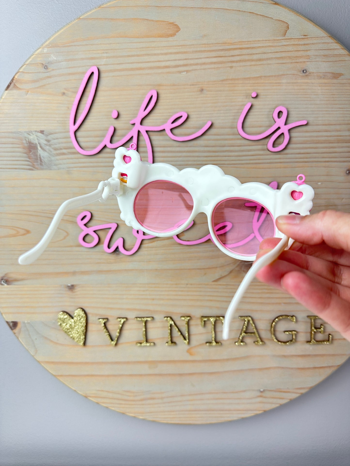 1980s Hasbro Charmkins Honey Bunch & Sunny Bunch Sunglasses [SCENTED]