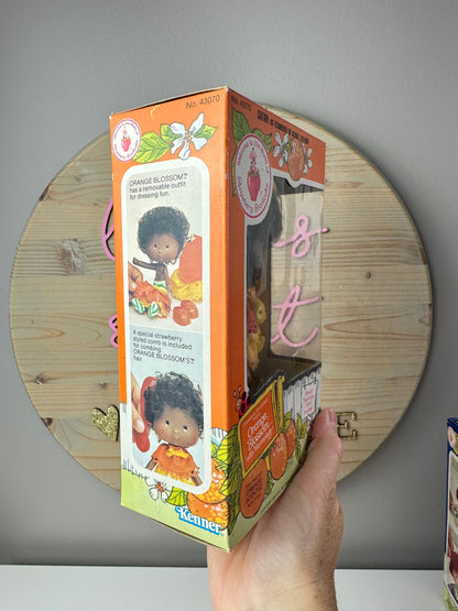 1982 Kenner Strawberry Shortcake Orange Blossom with Marmalade Doll NRFB Sealed