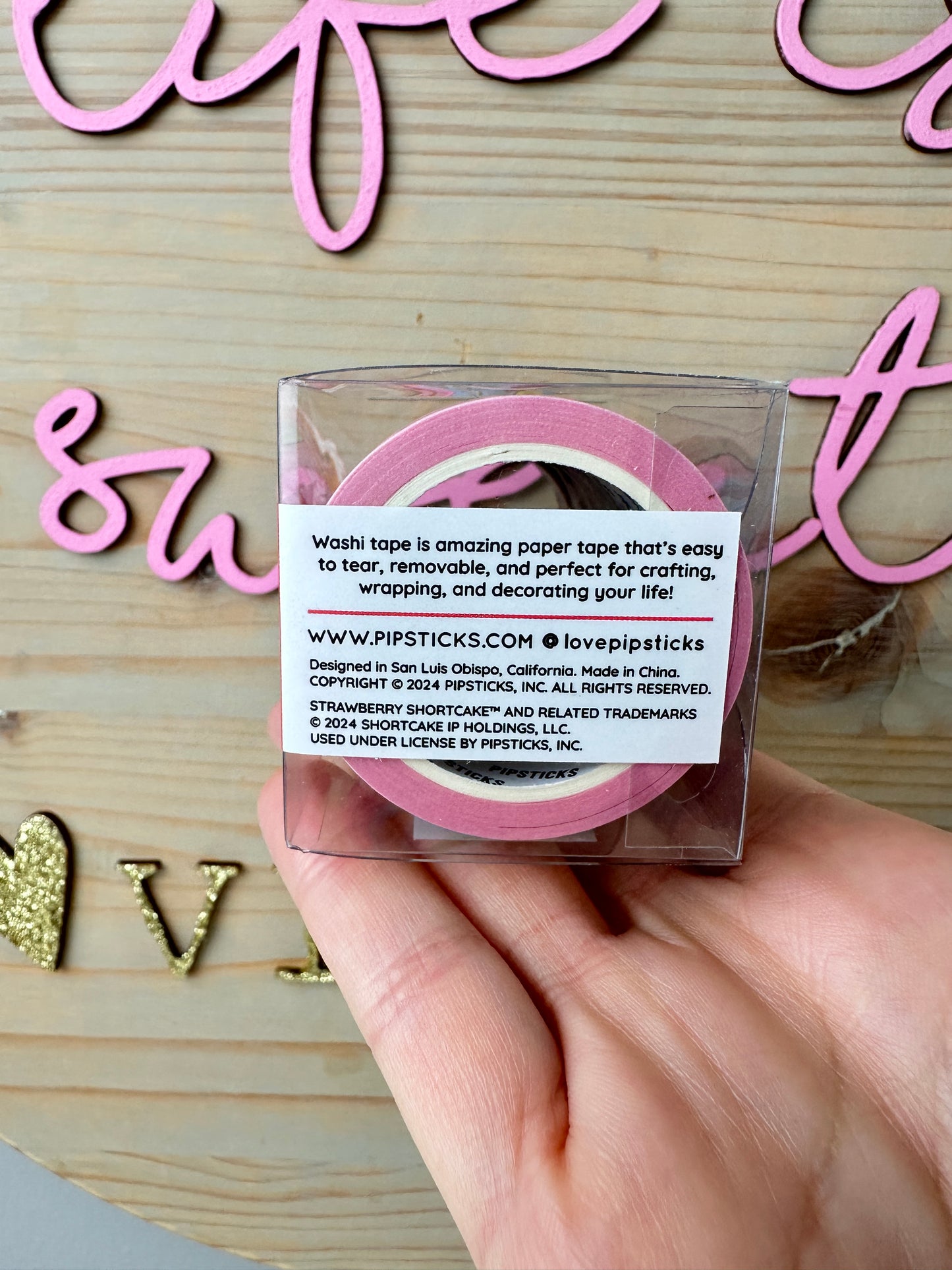 Strawberry Shortcake Sweet Delights Mega Washi Collection [Pipsticks]