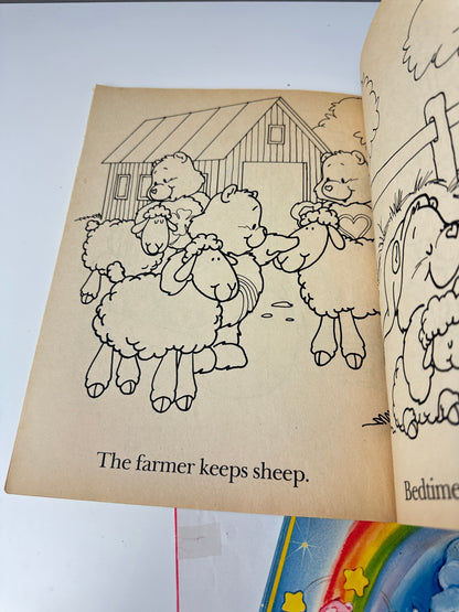 1980s Care Bears Books & Coloring Books Lot