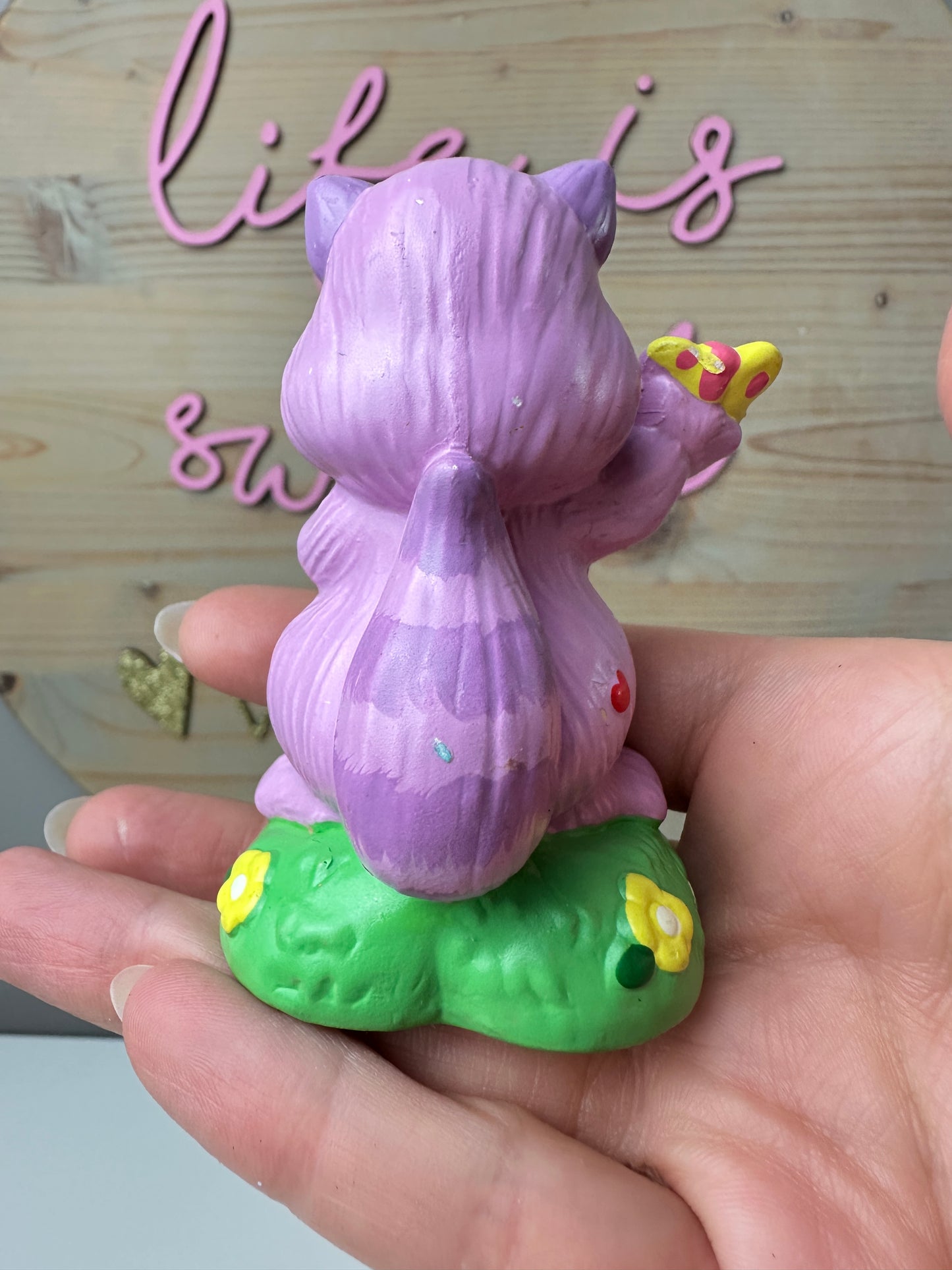 1985 American Greetings Care Bear Cousin Brightheart Lion Ceramic Figurine
