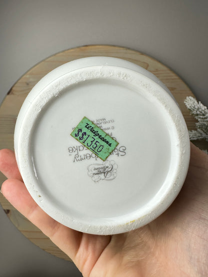 1980s Strawberry Shortcake Designer's Collection Fine Porcelain Sugar