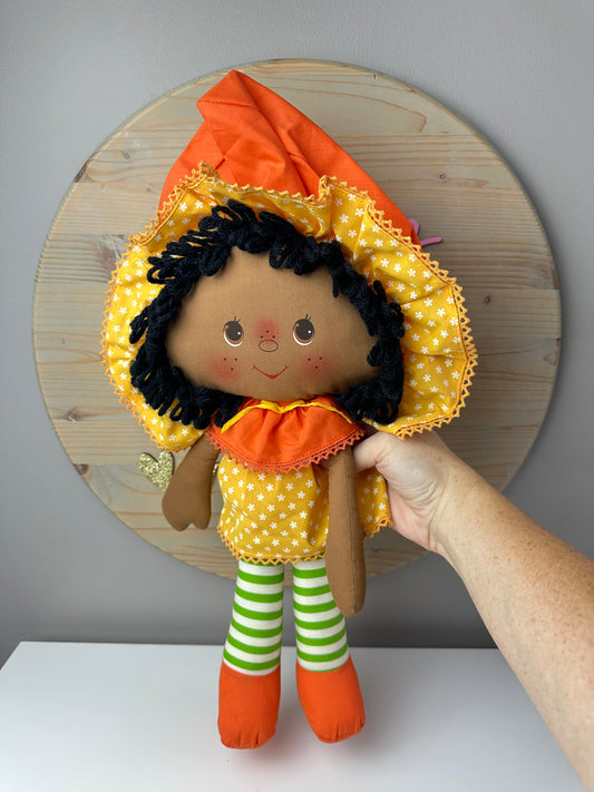 1982 Kenner Strawberry Shortcake Orange Blossom Rag Doll *Berry Vault*
