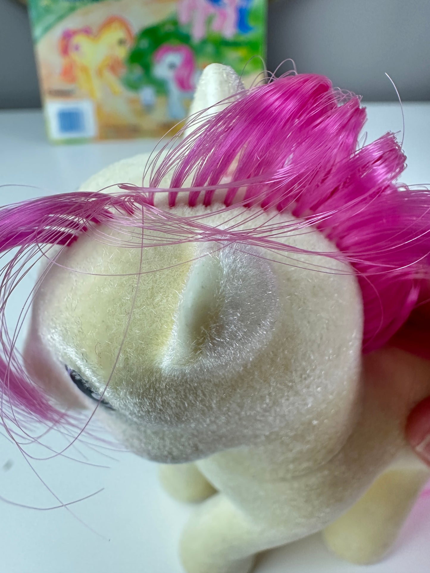 1980s Hasbro My Little Pony So Soft Taffy with Accessories + Back Card