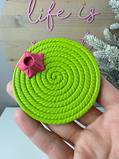 1984 Kenner Strawberry Shortcake Reading in a Rocking Chair Deluxe Miniature Mini Base #2