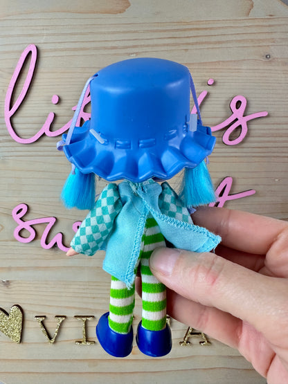 1980 Kenner Strawberry Shortcake Blueberry Muffin Flat Hands First Release Doll