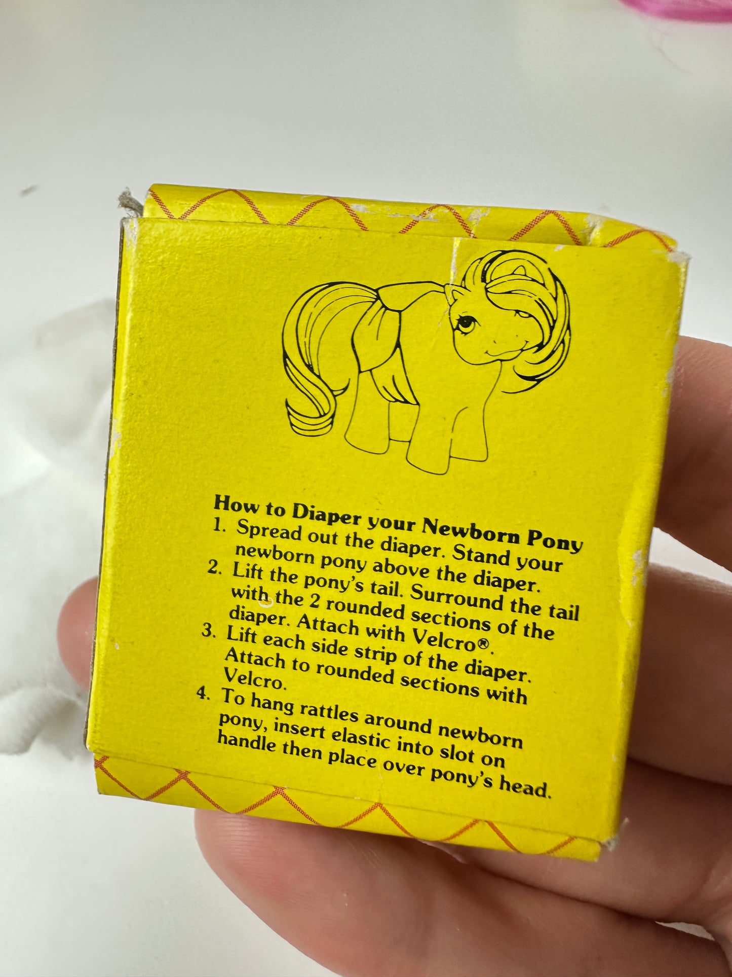 1980s Hasbro My Little Pony Milkweed & Tumbleweed Newborn Twins with Accessories