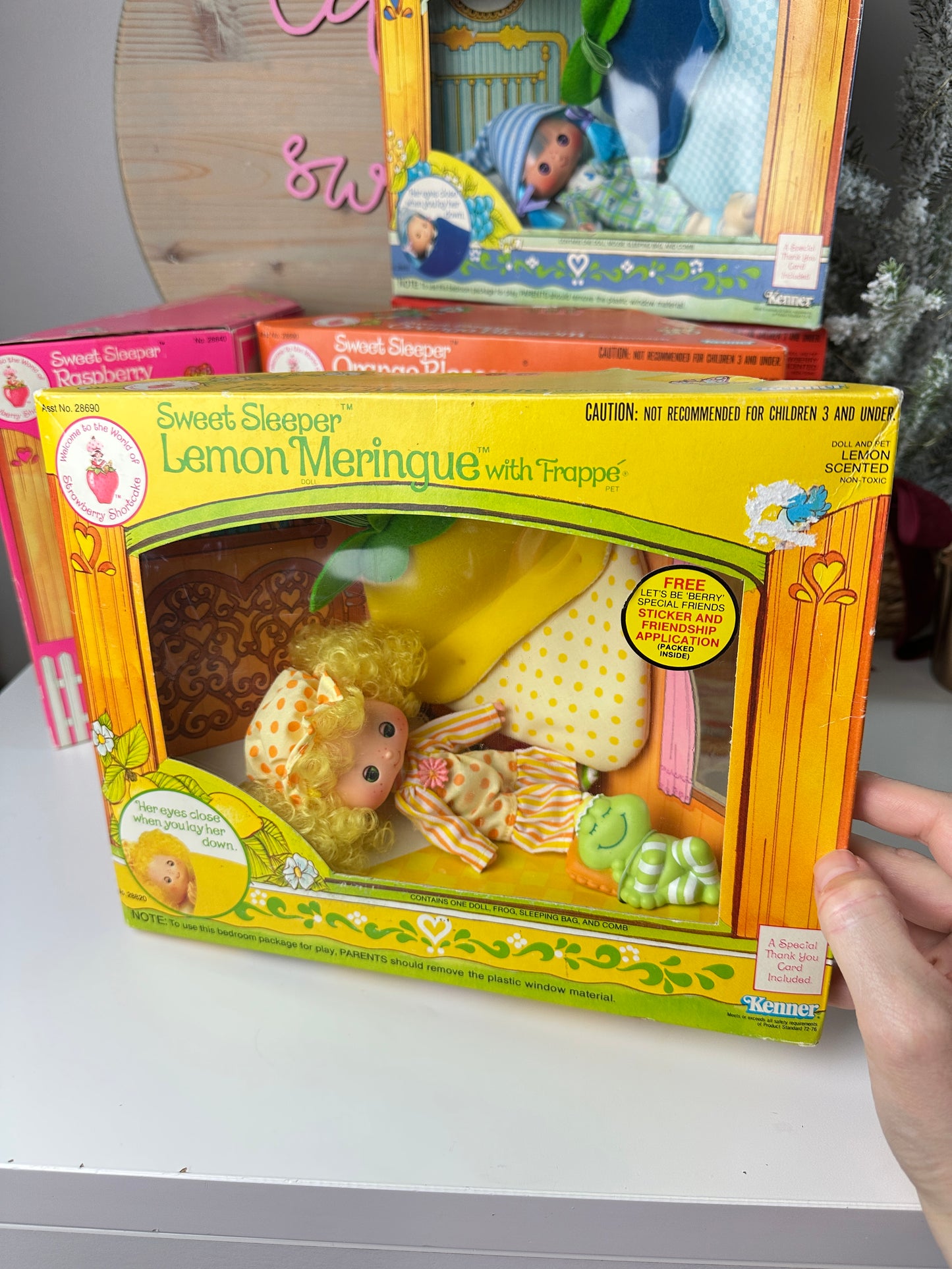 1984 Kenner Strawberry Shortcake Sweet Sleeper Dolls NRFB MIB [Sold Separately]