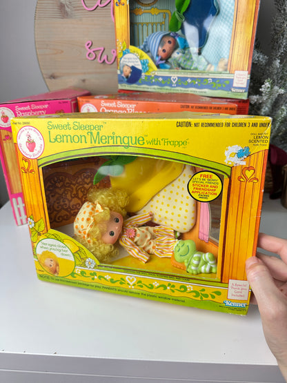 1984 Kenner Strawberry Shortcake Sweet Sleeper Dolls NRFB MIB [Sold Separately]