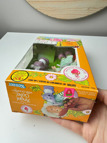 1982 Kenner Strawberry Shortcake Angel Cake with Souffle Doll MIB
