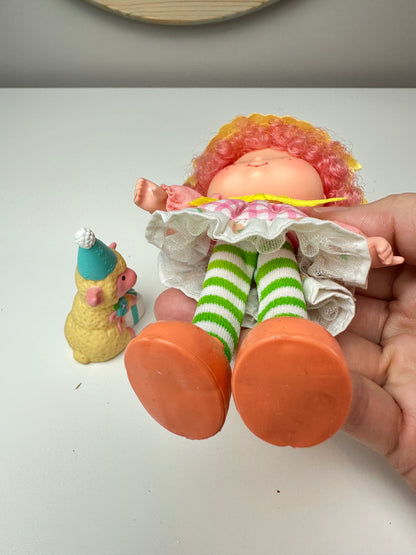 1984 Kenner Strawberry Shortcake Peach Blush with Melonie Belle Party Pleaser Doll *Berry Vault*