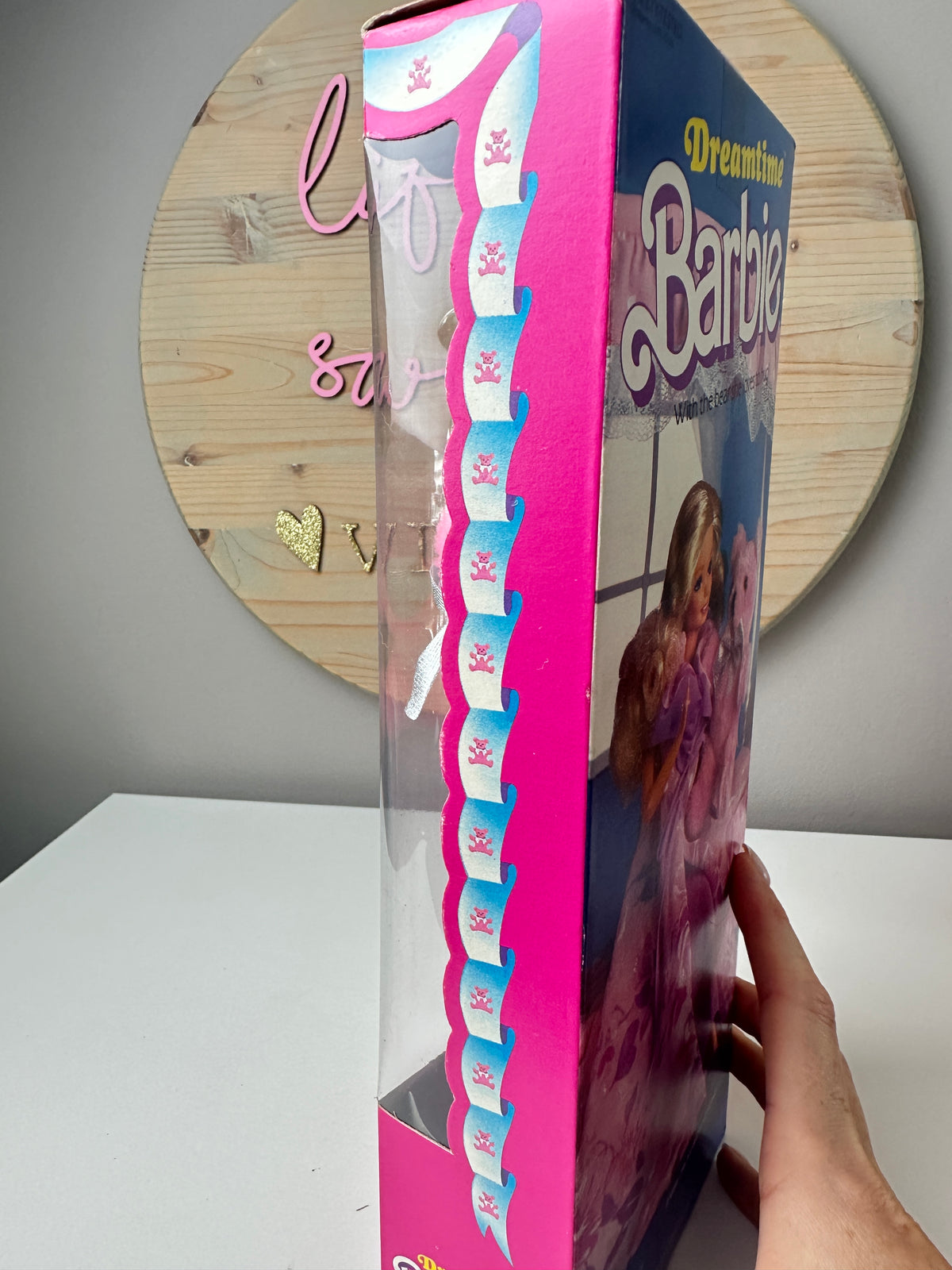 1984 Mattel Dreamtime Barbie with B.B. Bear NRFB Sealed