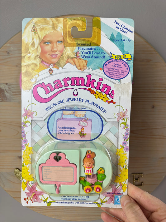 1984 Hasbro Charmkins Bouncing Bet and Half-an-Inchworm MOC