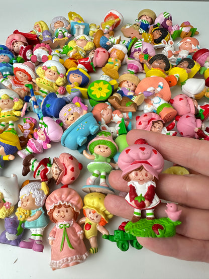 1980s Kenner Strawberry Shortcake Strawberryland Miniatures PVC Figures [Sold Separately]