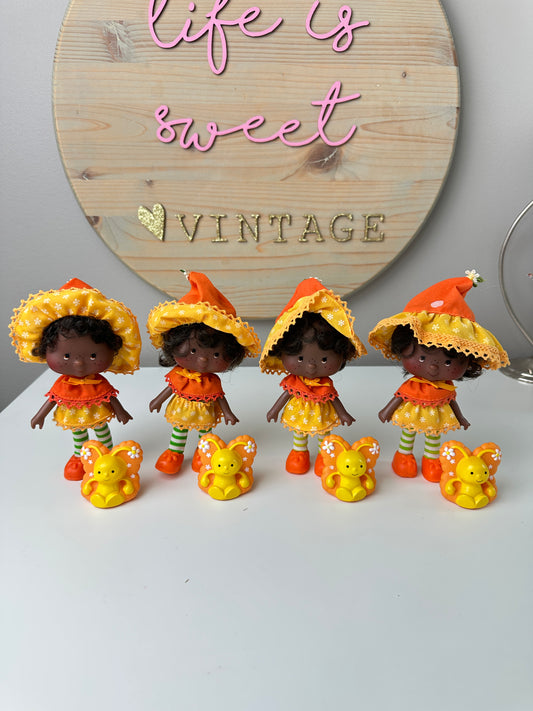 1982 Kenner Strawberry Shortcake Orange Blossom with Marmalade Dolls [Sold Separately]