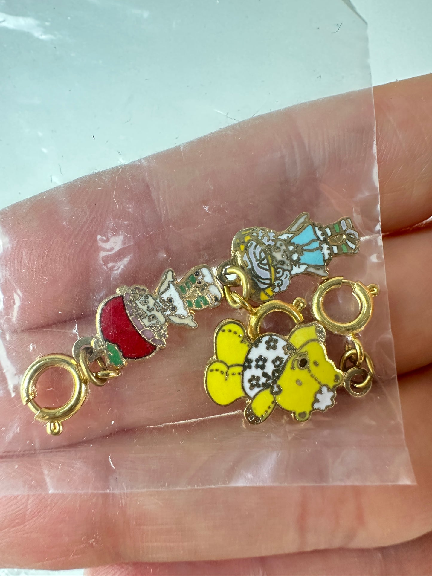 1980s Kenner Strawberry Shortcake Berry Points Charm Set of Three [Sealed] Promotional Mail-In Offer #3