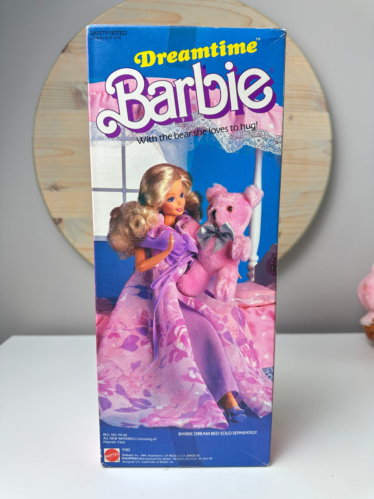 1984 Mattel Dreamtime Barbie with B.B. Bear NRFB Sealed