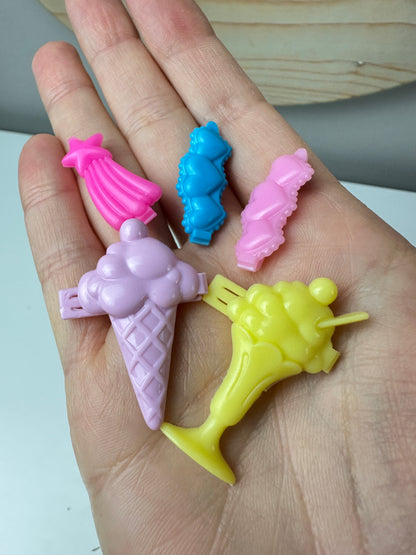 1980s Hasbro G1 My Little Pony Hair Clips Barrettes Accessories [Sold Separately]