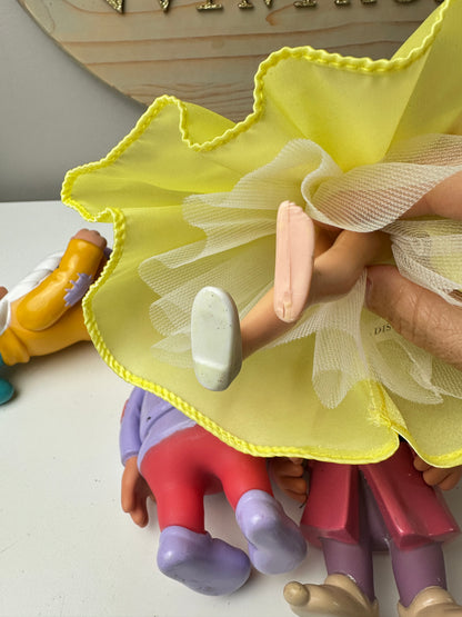 1990s Disney Snow White and Dwarves Dolls