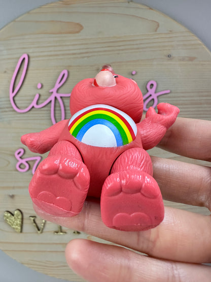 1980s Kenner Care Bear Cheer Bear Poseable