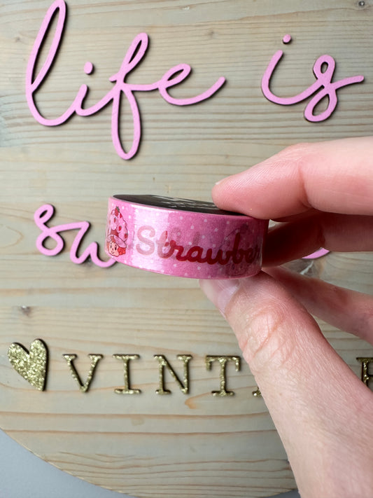 Strawberry Shortcake Strawberry Girl Washi Tape [Pipsticks]