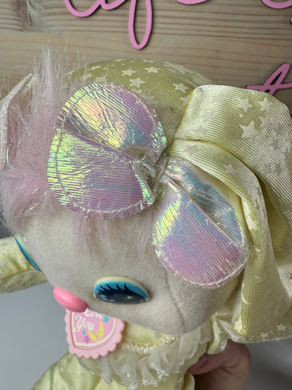 1989 Mattel PJ Sparkles Yellow Bunny