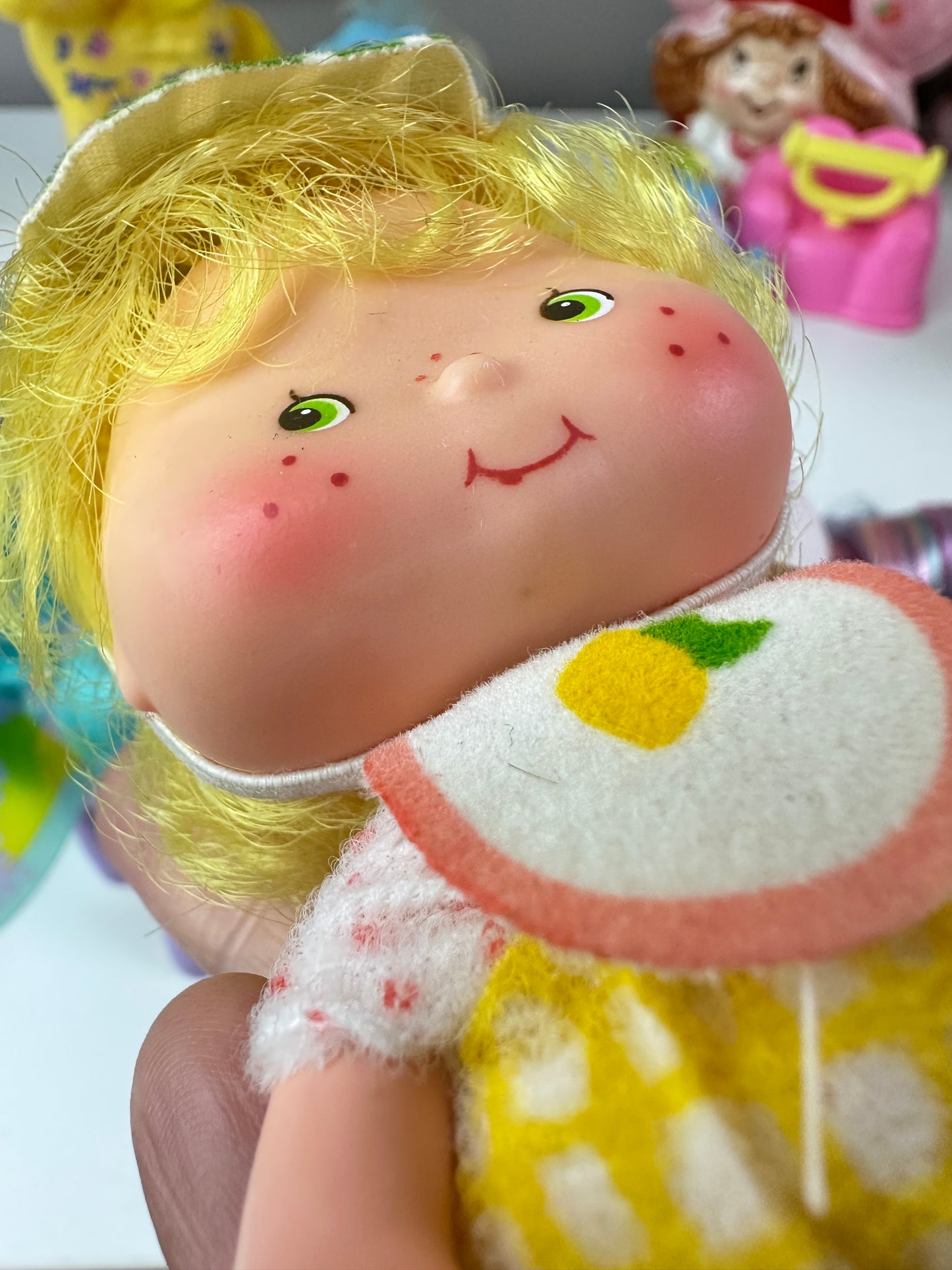 1983 Kenner Strawberry Shortcake Lem and Ada with Sugarwoofer Dolls