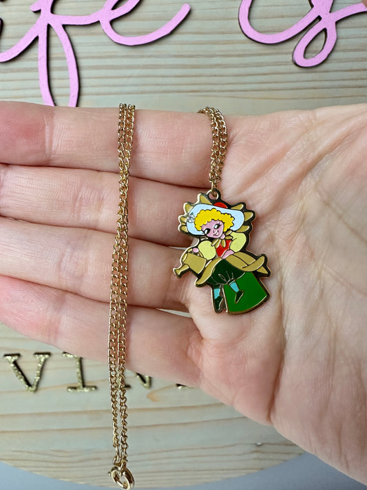 1983 H. Eldon DKP Rose Petal Place Sunny Sunflower Necklace