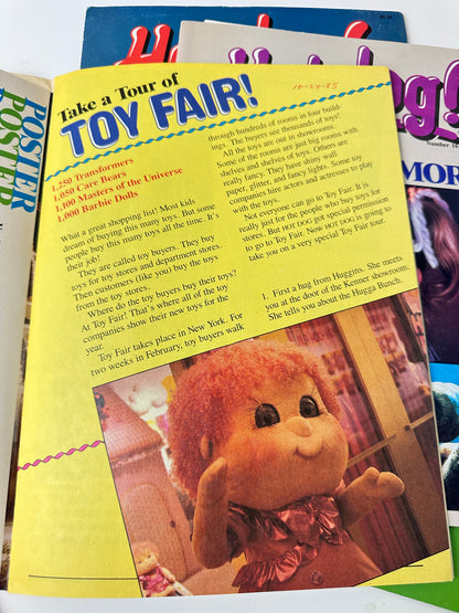 1980s Hot Dog! Magazine Lot with Posters, Baseball Cards, & Stickers