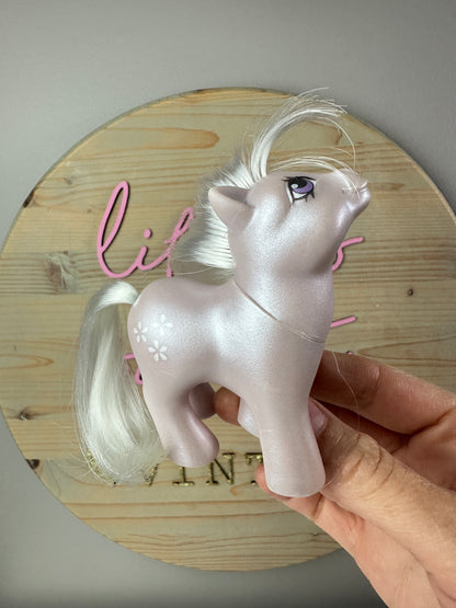 1980s Hasbro G1 My Little Pony Pearlized Baby Blossom [Mail-In]
