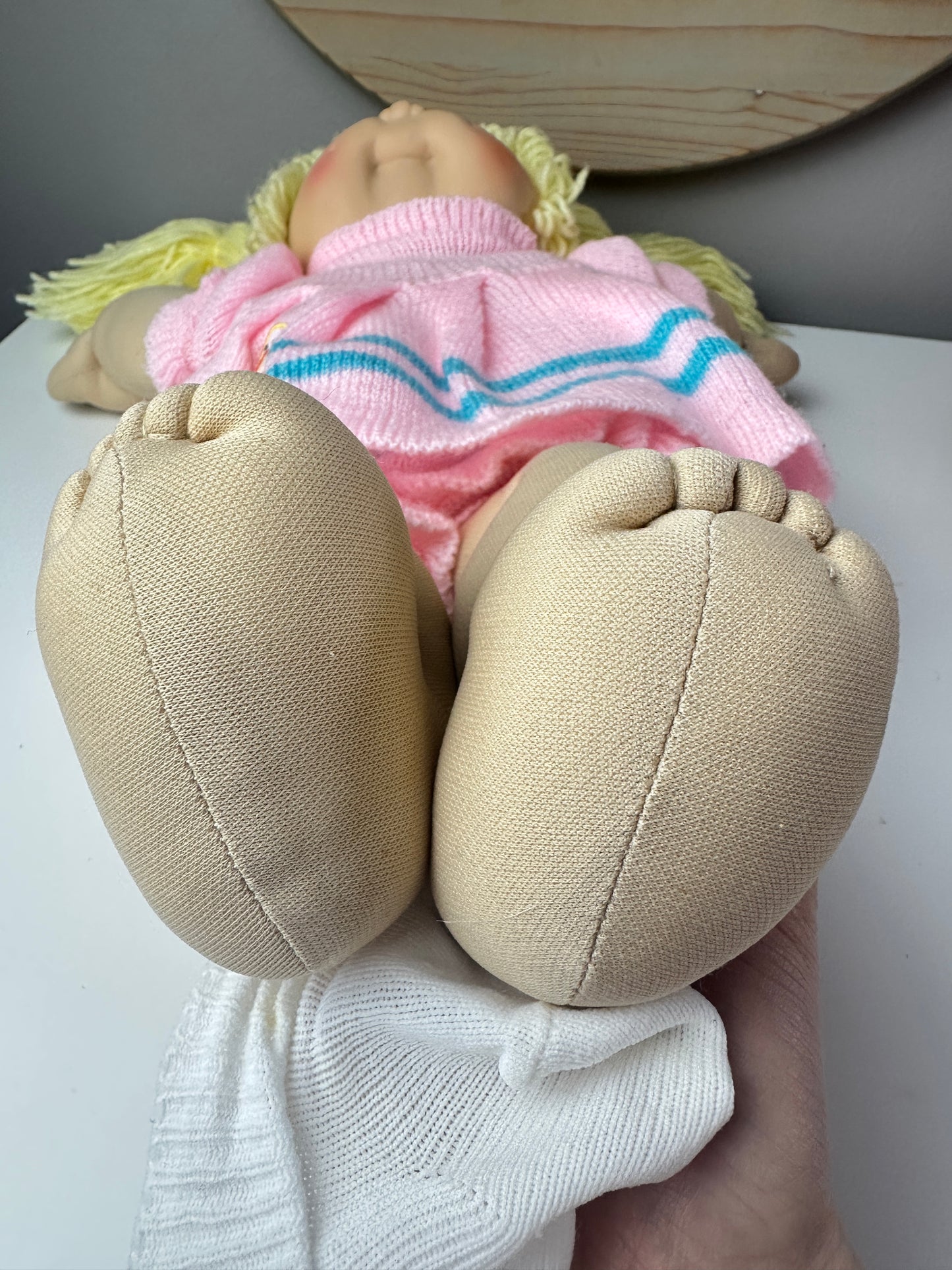 1980s Coleco Cabbage Patch Girl [Blonde Pigtails Blue Eyes]