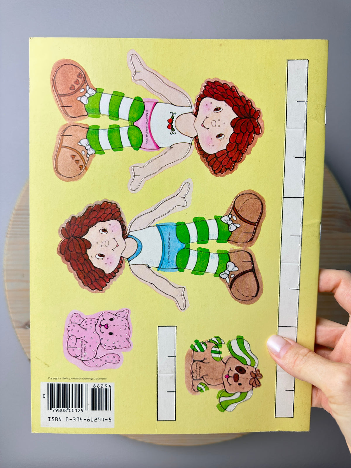 1984 Happy House Strawberry Shortcake Paperdoll Book Unused