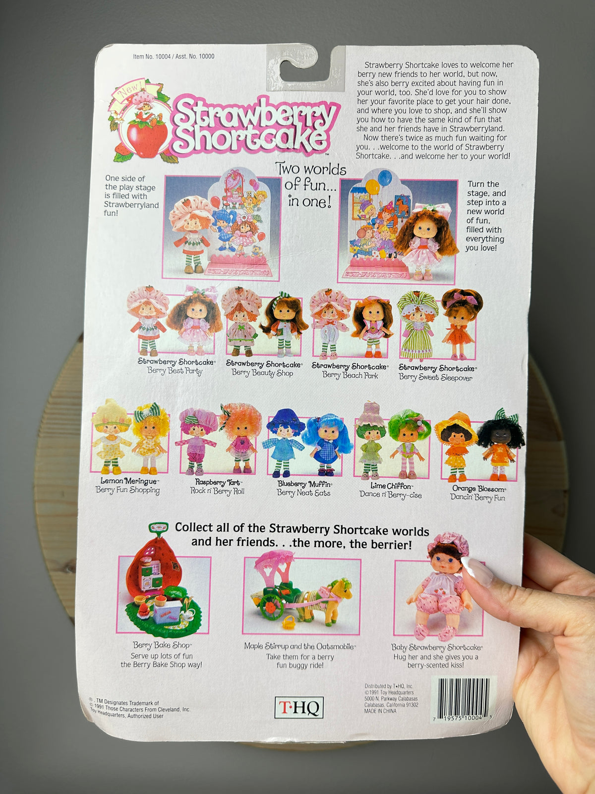 1991 THQ Strawberry Shortcake Doll MIP MOC