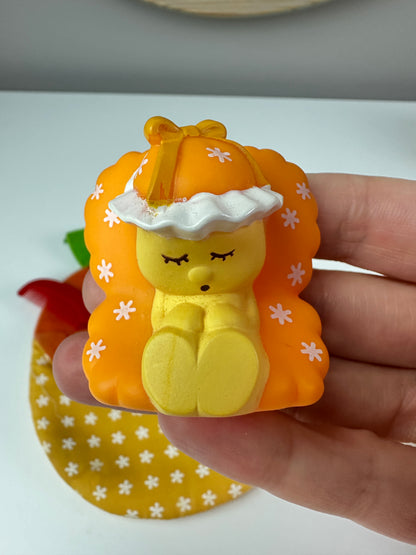 1984 Kenner Strawberry Shortcake Orange Blossom Sweet Sleeper Doll with Sleeping Bag